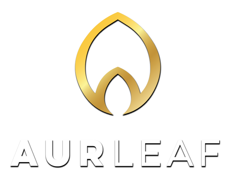 Aurleaf logo transparant